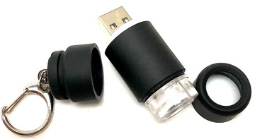 МАЛЕНЬКИЙ USB-ФОНАРИК МИНИ-БАТАРЕЯ СВЕТОДИОДНЫЙ БРЕЛОК ДИОД