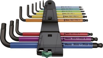 WERA 022210 Набор шестигранных ключей Шариковый шестигранный ключ HF
