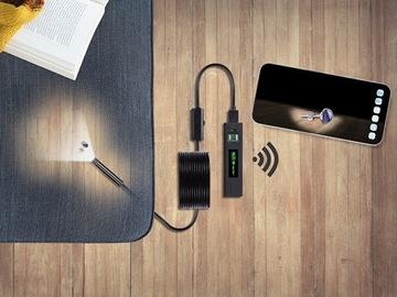 ИНСПЕКЦИОННАЯ КАМЕРА ЭНДОСКОП 5М 8ММ LED USB WI-FI