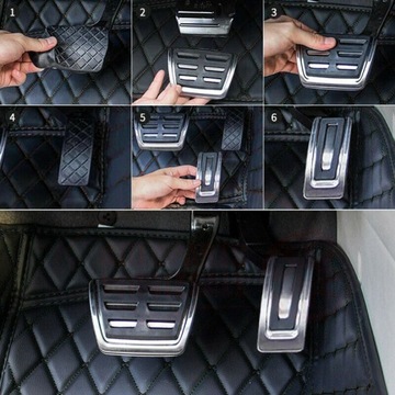 VW Transporter Caravelle T5 T6 АВТОМАТИЧЕСКИЕ накладки на педали
