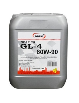 Olej przekładniowy Jasol Hipol GL-4 80W90 20L