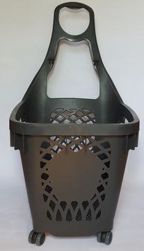 СТАБИЛЬНАЯ-ПРОЧНАЯ КОРЗИНА ДЛЯ МАГАЗИНА НА КОЛЕСАХ 66Л