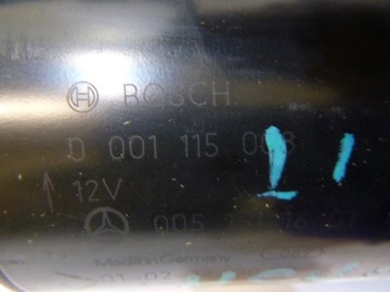 MERCEDES A TŘÍDA W168 1.7CDI 001115008 STARTÉR