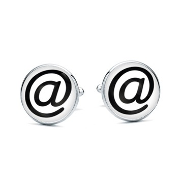 Spinki do mankietów @ śmieszne komputer informatyk