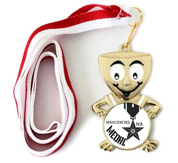 Medal UŚMIESZEK na DZIEŃ NAUCZYCIELA DUŻO WZORÓW