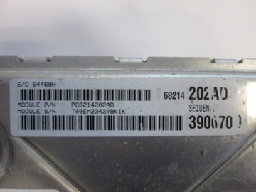 DODGE CHARGER 14R 3.6 JEDNOTKA MOTORU P05150787AC