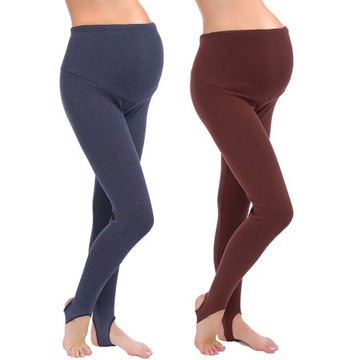 2X LEGGINSY OCIEPLANE CIĄŻA ZAPIĘTKA GETRY PREG-LS
