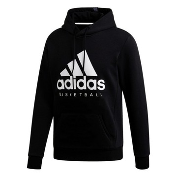 ADIDAS BASKETBALL CORE BLACK HOODIE