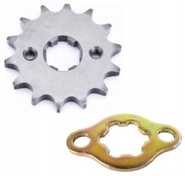 ВЕДУЩАЯ ЗВЕЗДОЧКА ПЕРЕДНЯЯ ЗАДНЯЯ ЦЕПЬ ROMET K125 17/38