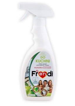 BeFrendi EcoLabel Płyn do Kuchni Zielone Owoce 500ml Usuwa Tłuszcz i Brud