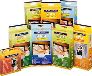 МОСКИТНАЯ СЕТКА НА ОКНО 150 х 180см + БЕЛАЯ ЗАЛИПКА