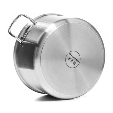 НИЗКАЯ СТАЛЬНАЯ КОРЗИНКА С КРЫШКОЙ 32Л 40x26 СМ FORGAST FG02032