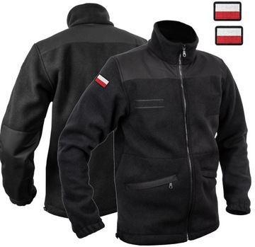 Polar Wojskowy Czarny pod GORE-TEX mundurowy XS