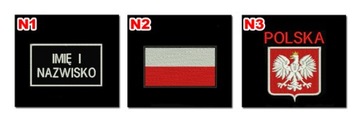 Флис с вышивкой MEDICAL EMERGENCY FLUO RED.