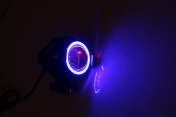 Мотоциклетные галогенные лампы RING LED с отражателями U7
