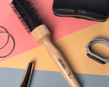 КЕРАМИЧЕСКАЯ круглая расческа 21 мм GORGOL