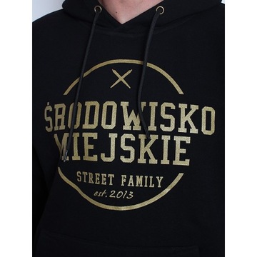 BLUZA ŚRODOWISKO MIEJSKIE 'THEME' GOLD BLACK r.M