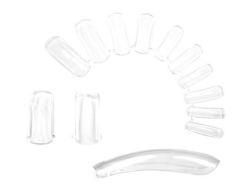 FORMY Quick Shape + Płyn Slip Liquid do Flexygela - Modelowanie Paznokci