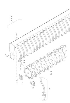 Скребок вала 960279 Amazone