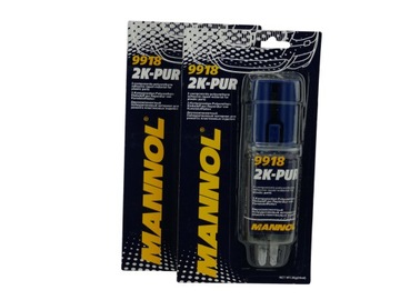 MANNOL 9918 2K-PUR KLEJ DO ZDERZAKÓW PLASTIKU 2SZT