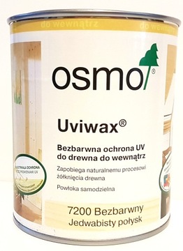 Osmo 7200 UVIWAX 0,75l UV Jedwabisty Połysk