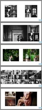 Фотокнига DVD23 30x30 300dpi в psd рамках Элегантный свадебный дизайн