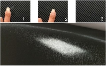 4D Автомобильная фольга Carbon 4D 152x60 Черный 3D