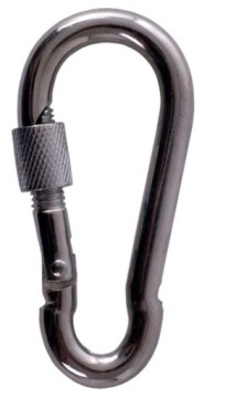 Карабин для веревки с защитой от крючка 70 мм.