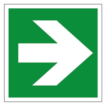 tablica WYJŚCIE EWAKUACYJNE 15x15 TABLICZKA PCV zadruk bezpośredni UV WR63