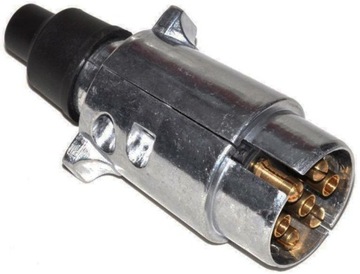 WTYK WTYCZKA GNIAZDA DO PRZYCZEPY 7 PIN METALOWA