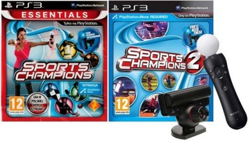 SPORTS CHAMPIONS x 2 + MOVE + KAMERKA GWARANCJA