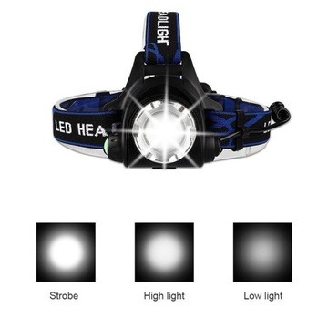 СВЕТОДИОДНАЯ ФАРА CREE ZOOM T6 MEGA POWER 2X18650 L200