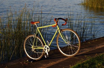 ретро стальная рама велосипеда 58 сырой шоссейный велосипед