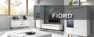Шкаф-витрина 50, Коллекция FIORD, Скандинавский стиль