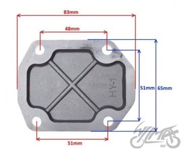 ПЕРЕДНЯЯ КРЫШКА ГОЛОВКИ YX140 1P56FMJ PIT BIKE MRF