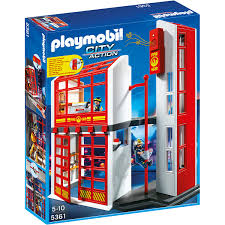 PLAYMOBIL 5361 KWATERA STRAŻY POŻARNEJ Z ALARMEM