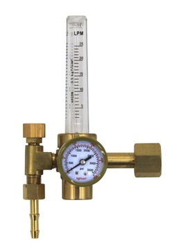 КОМПЛЕКТ Аргон Ar 99,9% баллон + ПЕРЕХОДНИК с ротаметром ROTAMETER