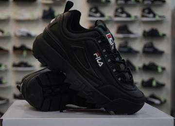 FILA ЖЕНСКАЯ ОБУВЬ DISRUPTOR LOW ЧЕРНАЯ 1010302 R 37