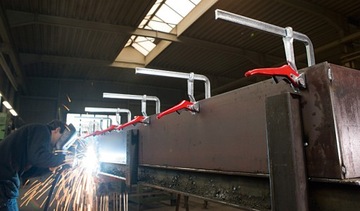 Зажим рычажный, сталь 600х120мм BESSEY