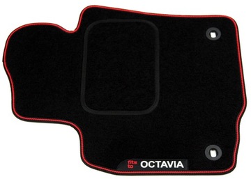 Dywaniki welurowe Skoda Octavia 2 RS 2004-2013 r.
