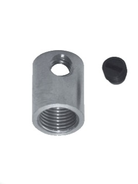 ЗАМОК ПЛЕТЕННЫЙ ТРОС, металл, ЧЕРНЫЙ