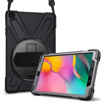 Etui pancerne 360° obudowa z uchwytem na rękę do Samsung Tab S5E 10.5 T720