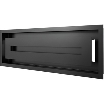 Решетка каминная вентиляционная 17х49 Wind, черная