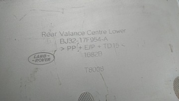 СПОЙЛЕР ЗАДНИЙ БАМПЕР RANGE ROVER EVOQUE 10r-