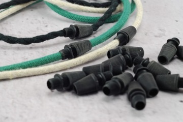 черный кабель замок M10x1 тормоз стопор для e27 лофт ретро DIY держатель