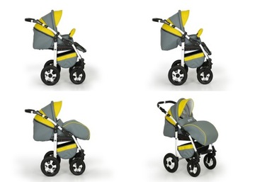 VERDI ELIZ ДЕТСКАЯ КОЛЯСКА 3В1 + СУМКА + АКСЕССУАРЫ