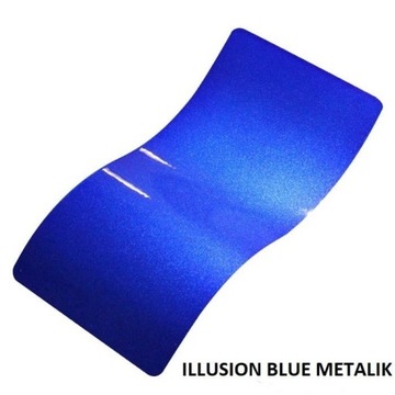 Полиэфирная порошковая краска ILLUSION BLUE METALLIC