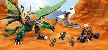 LEGO NINJAGO 70593 Зеленый дракон NRG Lloyd Cole HiT