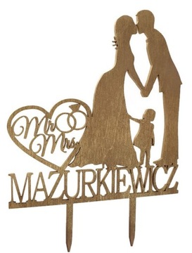 Топпер топпер Пара Маленький ребенок Фамилия дочери 2 дня от роду