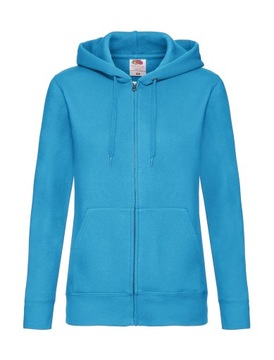 Bluza bawełniana rozpinana z kapturem premium XXL